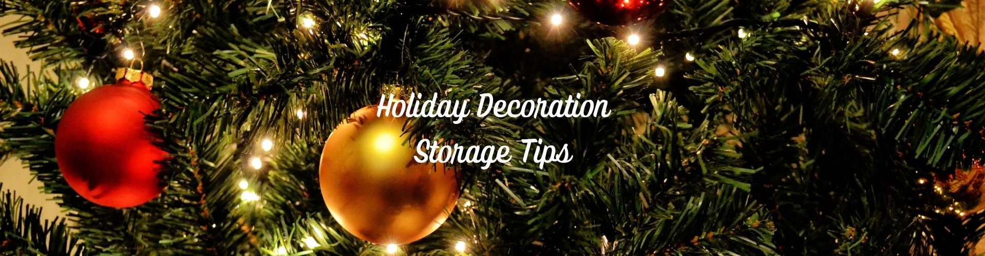 Holiday Decoration Storage