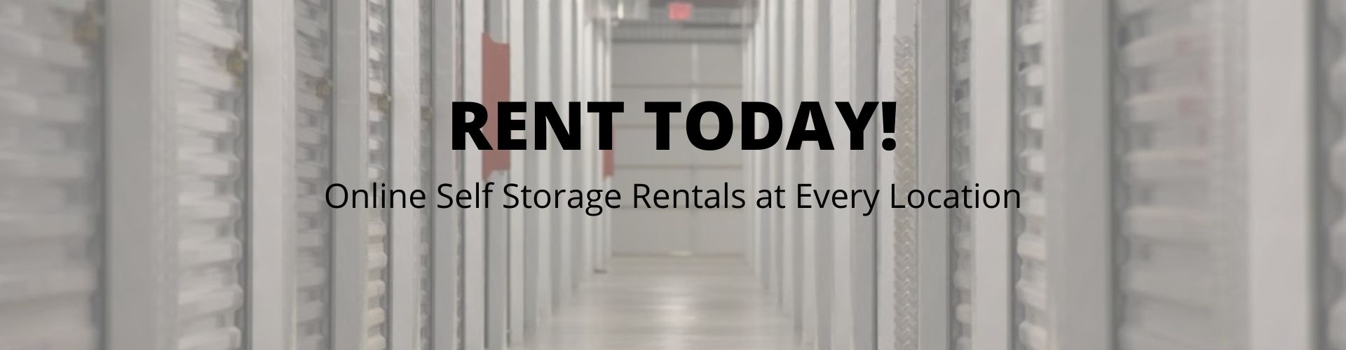 online storage rentals from Appletree Storage